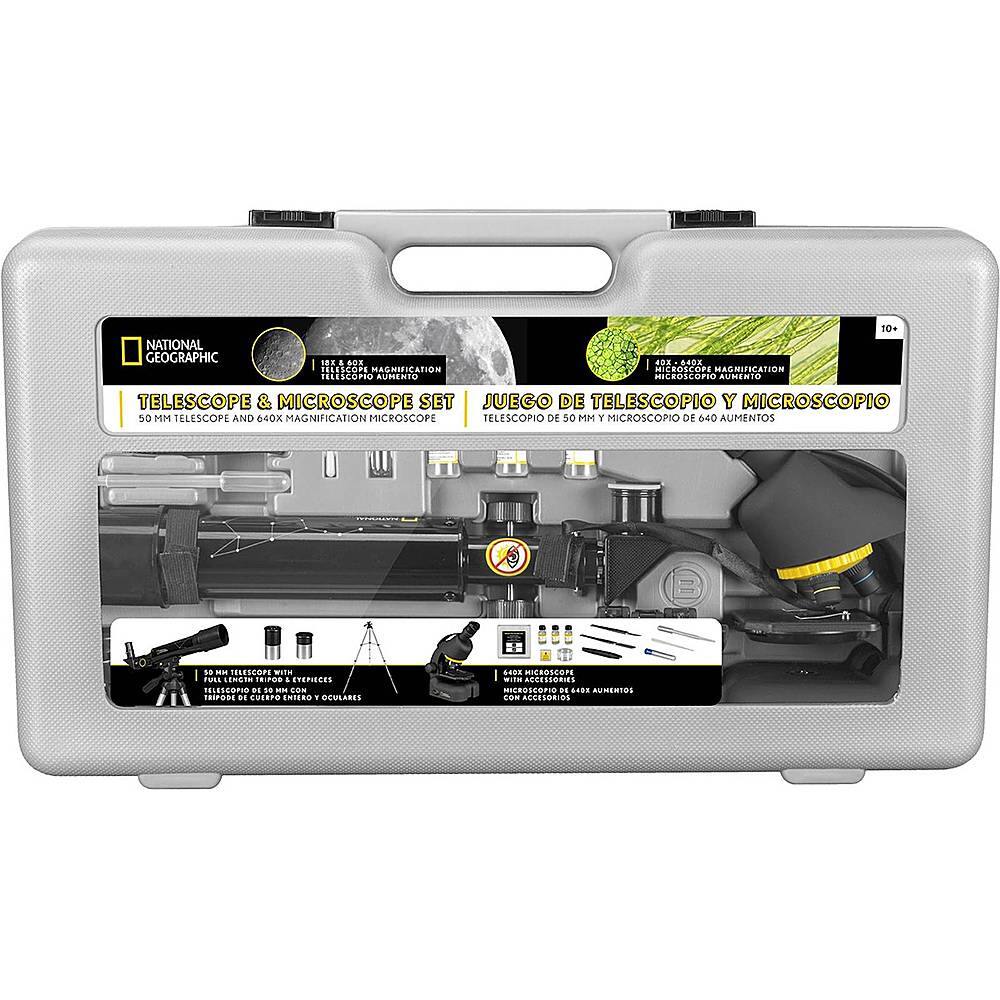 Alt View 12. National Geographic - 50mm Refractor Telescope and Microscope Set.