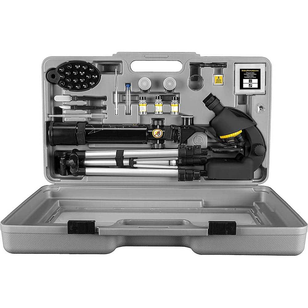 Alt View 14. National Geographic - 50mm Refractor Telescope and Microscope Set.