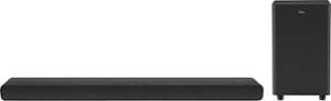 TCL - Alto 8 Plus 2.1.2 Channel Dolby Atmos Sound Bar with Wireless Subwoofer, Bluetooth – TS8212-NA, 39-inch, Black - Black - Front_Zoom