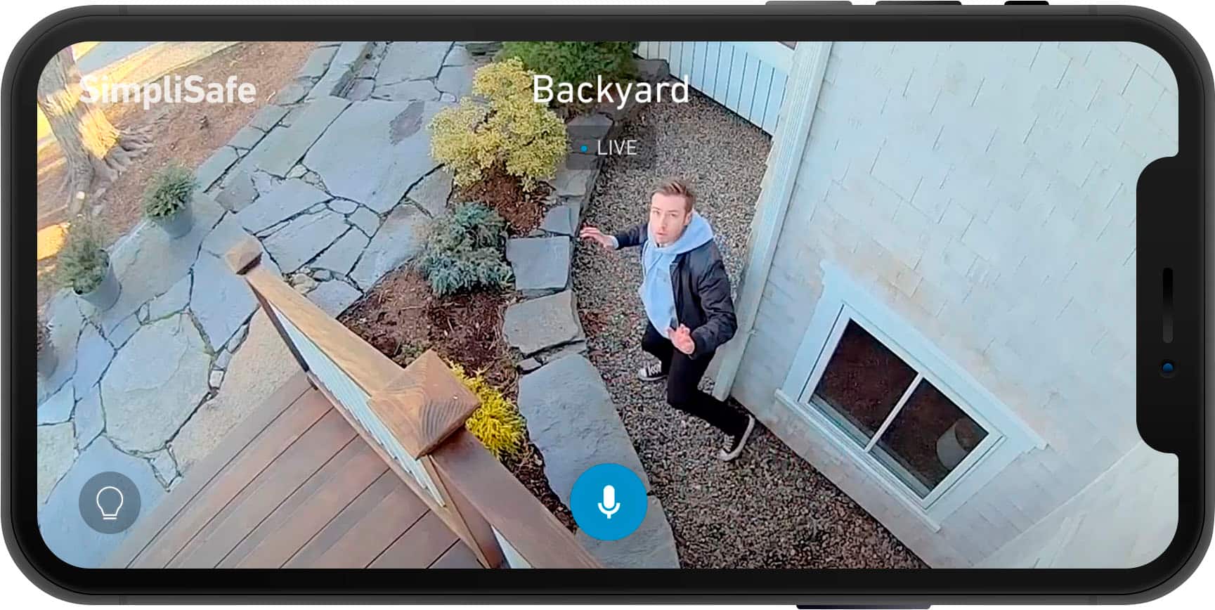 Alt View 13. SimpliSafe - Outdoor Wireless 1080p Full HD Security Camera - White.