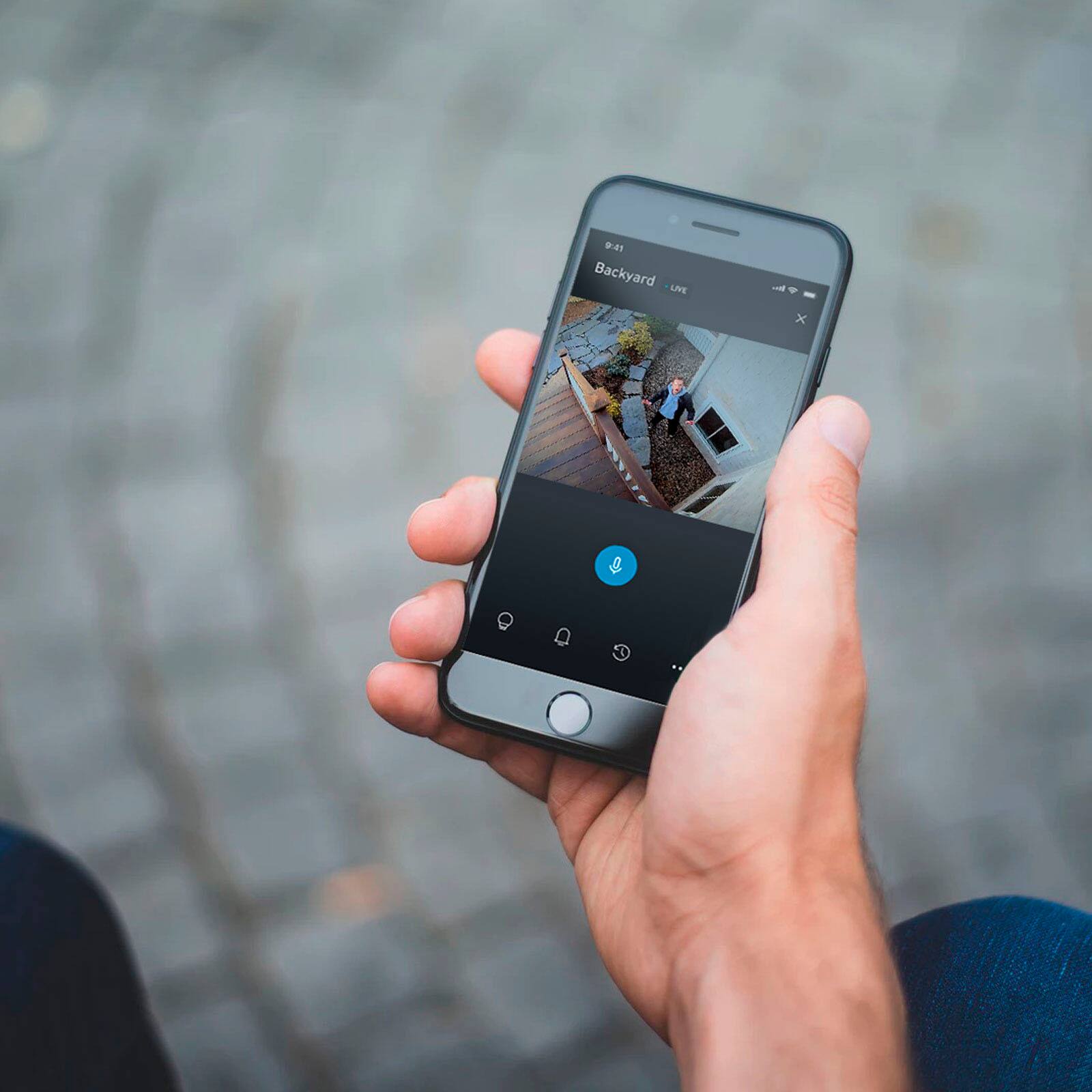 Alt View 12. SimpliSafe - Outdoor Wireless 1080p Full HD Security Camera - White.