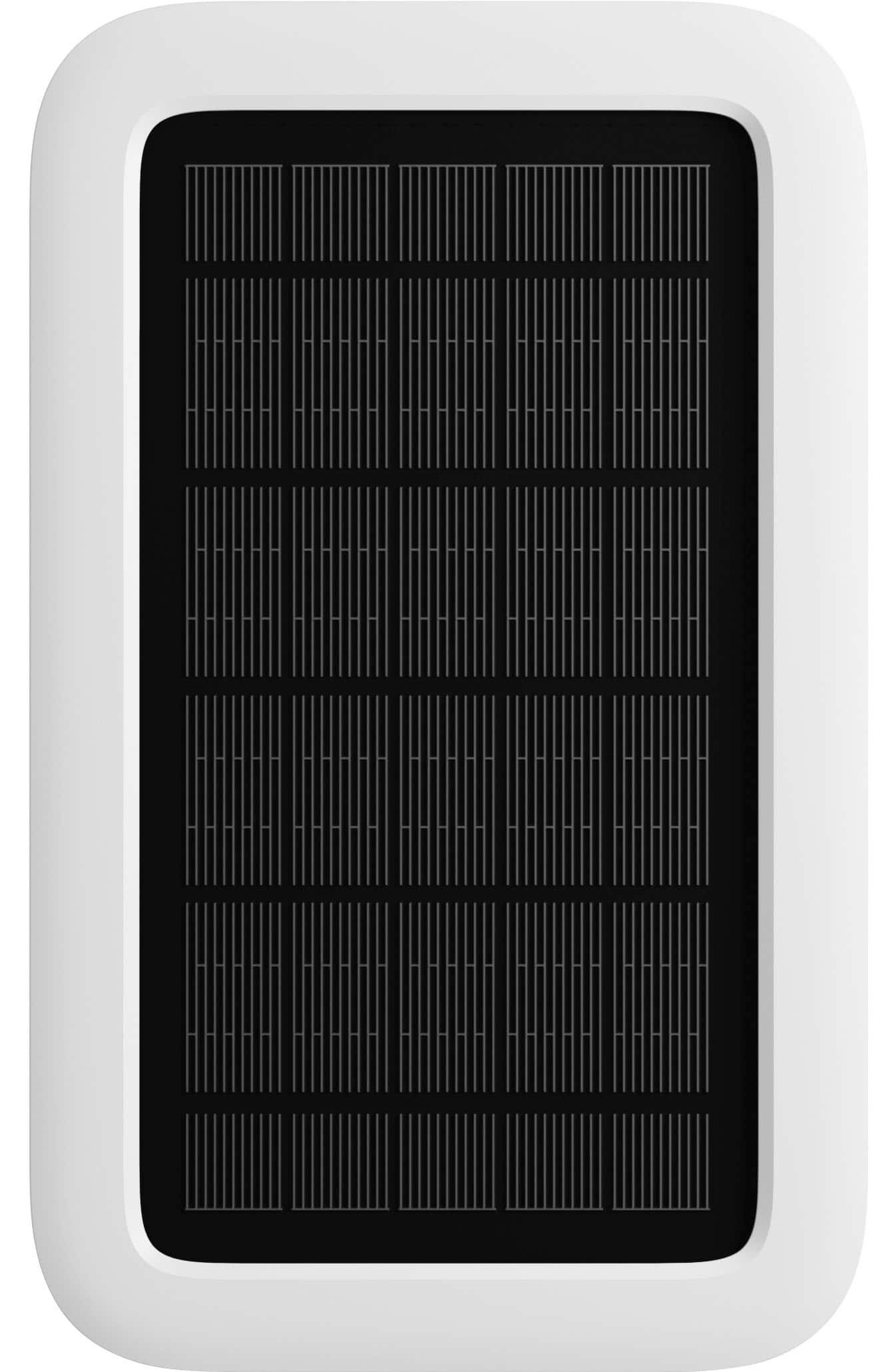 Front. SimpliSafe - Outdoor Camera Solar Panel - White.