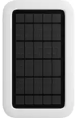 Front. SimpliSafe - Outdoor Camera Solar Panel - White.