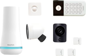 SimpliSafe - Home Security System with Outdoor Camera - White - Front_Zoom