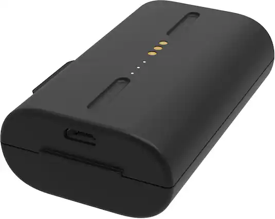 Front. SimpliSafe - Rechargeable Battery for Outdoor Security Camera - Black.