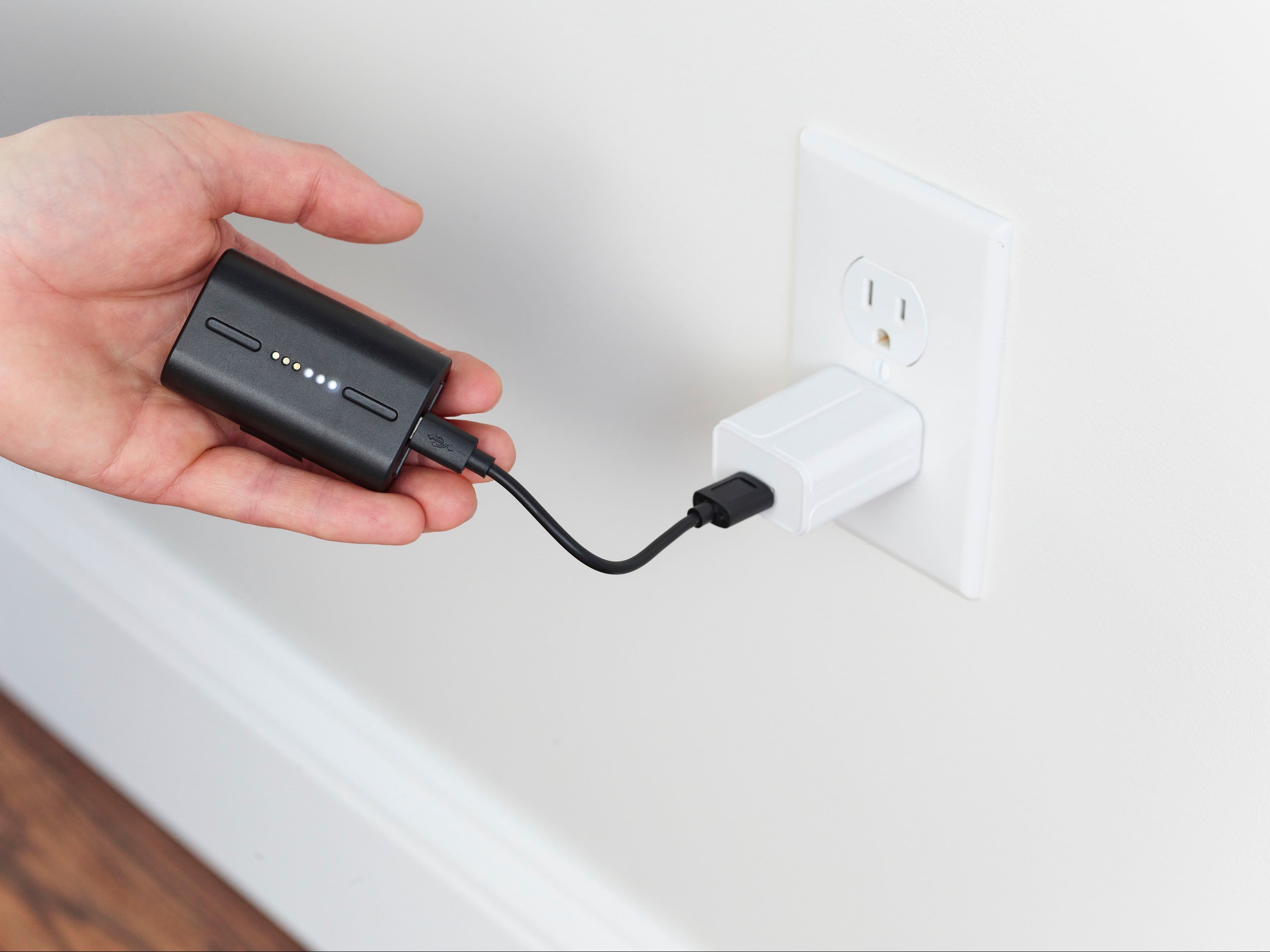 Alt View 12. SimpliSafe - Rechargeable Battery for Outdoor Security Camera - Black.