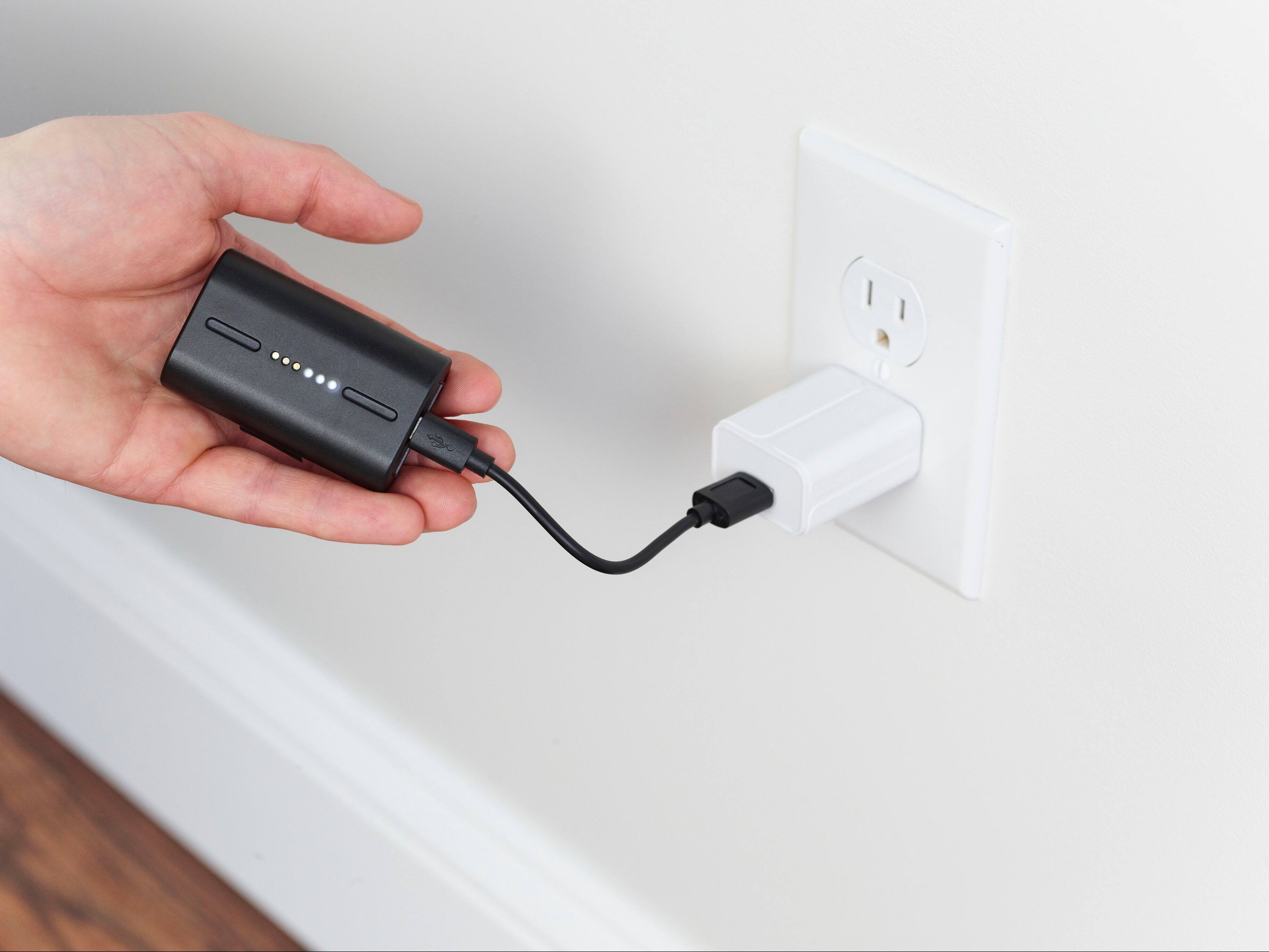 Alt View 12. SimpliSafe - Rechargeable Battery for Outdoor Security Camera - Black.