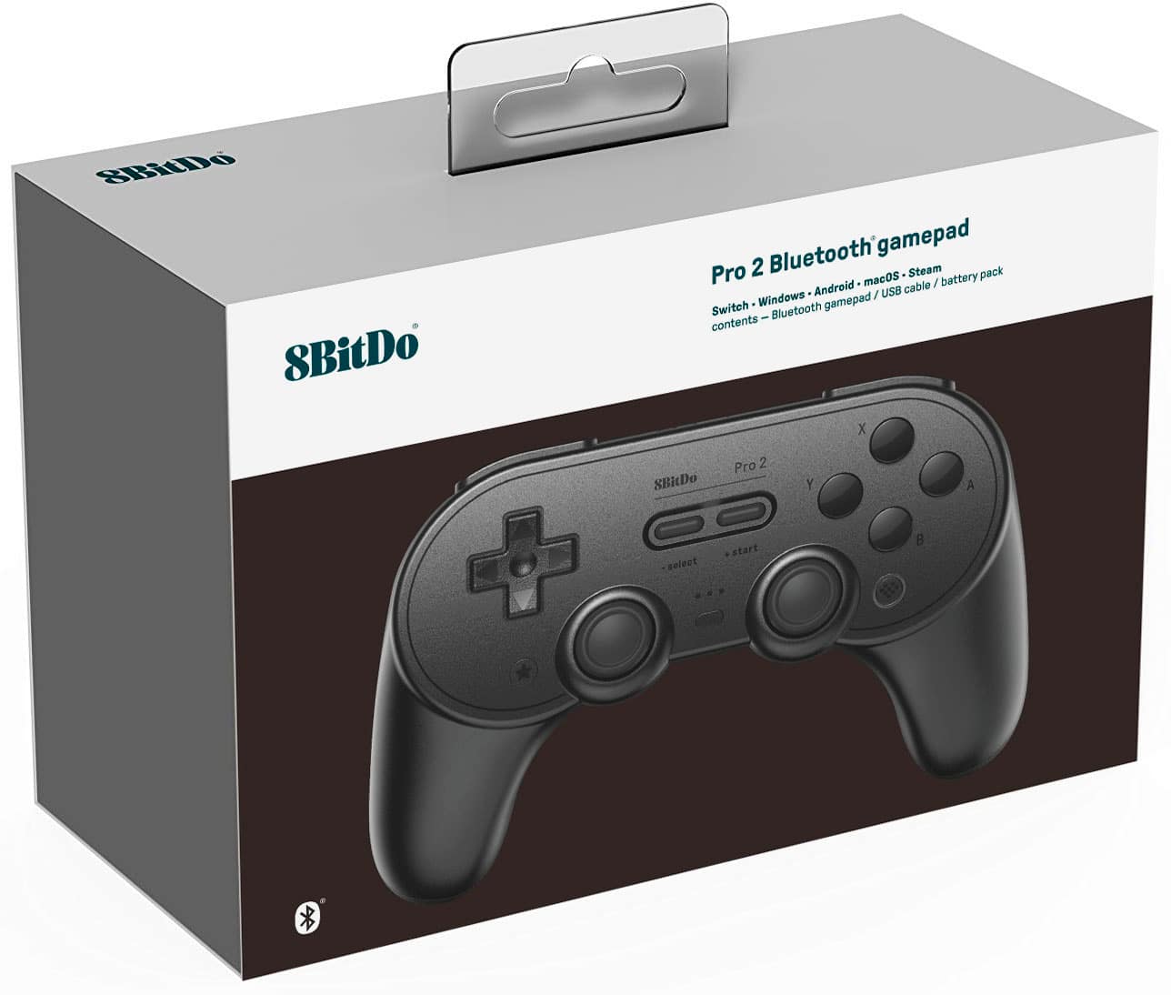Alt View 18. 8BitDo - Pro 2 Bluetooth Gamepad - Black.
