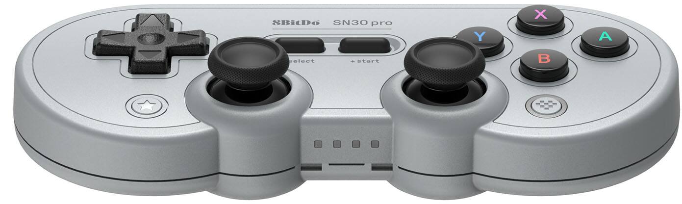 Alt View 13. 8BitDo - SN30 Pro Bluetooth Gamepad - Gray.