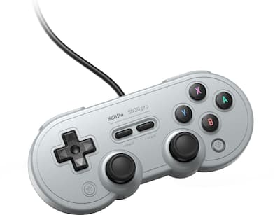 8BitDo SN30 Pro Wired Controller for Switch and Windows Gray 82AD 8BitDo SN30 Pro Wired Controller for Switch and Windows Gray 82AD