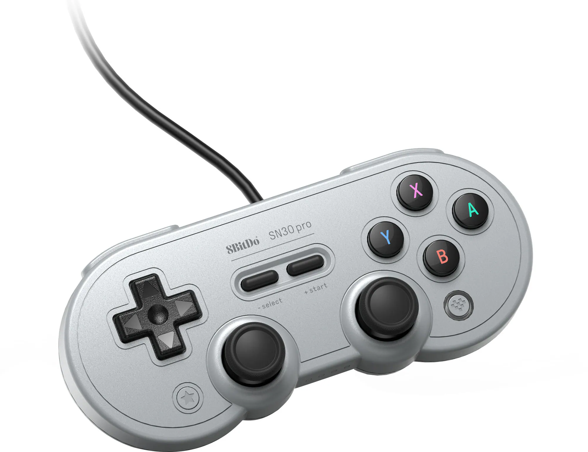 8BitDo - SN30 Pro Wired Controller for Switch and Windows - Gray
