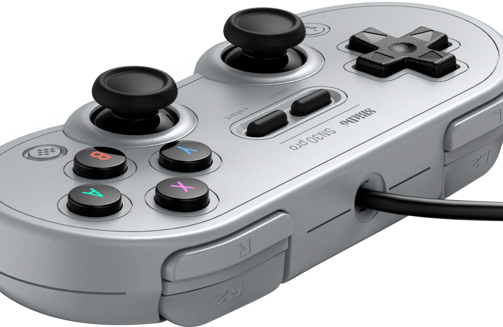 Alt View 11. 8BitDo - SN30 Pro USB Gamepad - Gray.