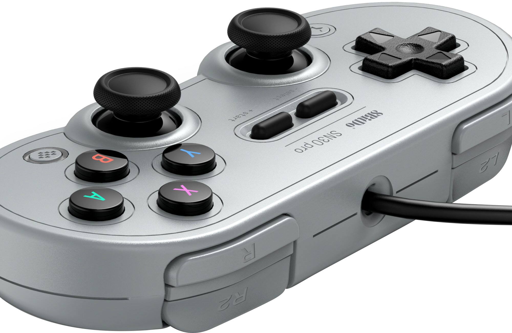 Alt View 11. 8BitDo - SN30 Pro USB Gamepad - Gray.