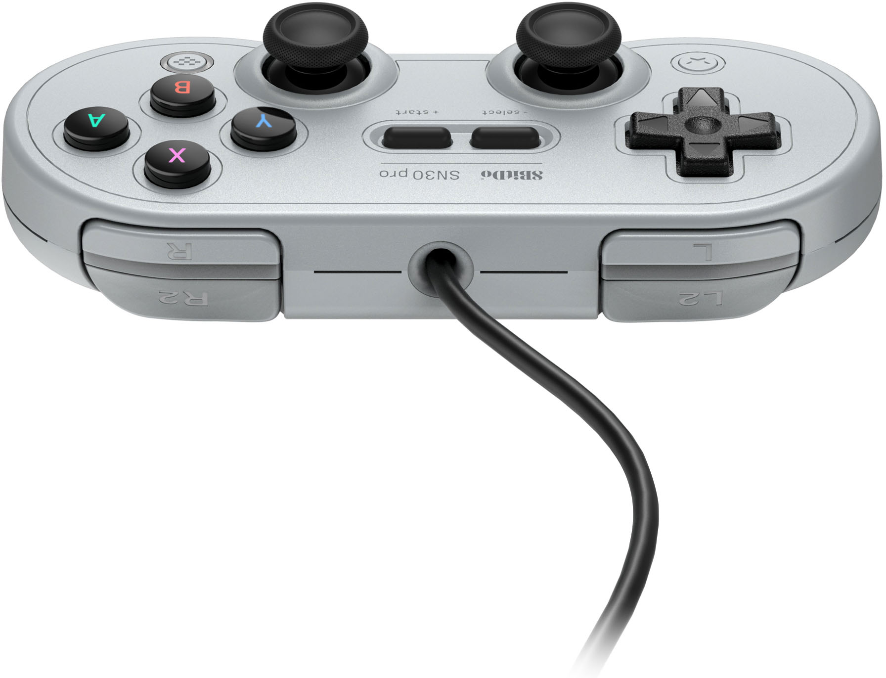8Bitdo SN30 Pro Wireless Bluetooth Controller with Joysticks,USB-C Cable  Gamepad for Mac PC Android Switch Windows MacOS SteamWhite 