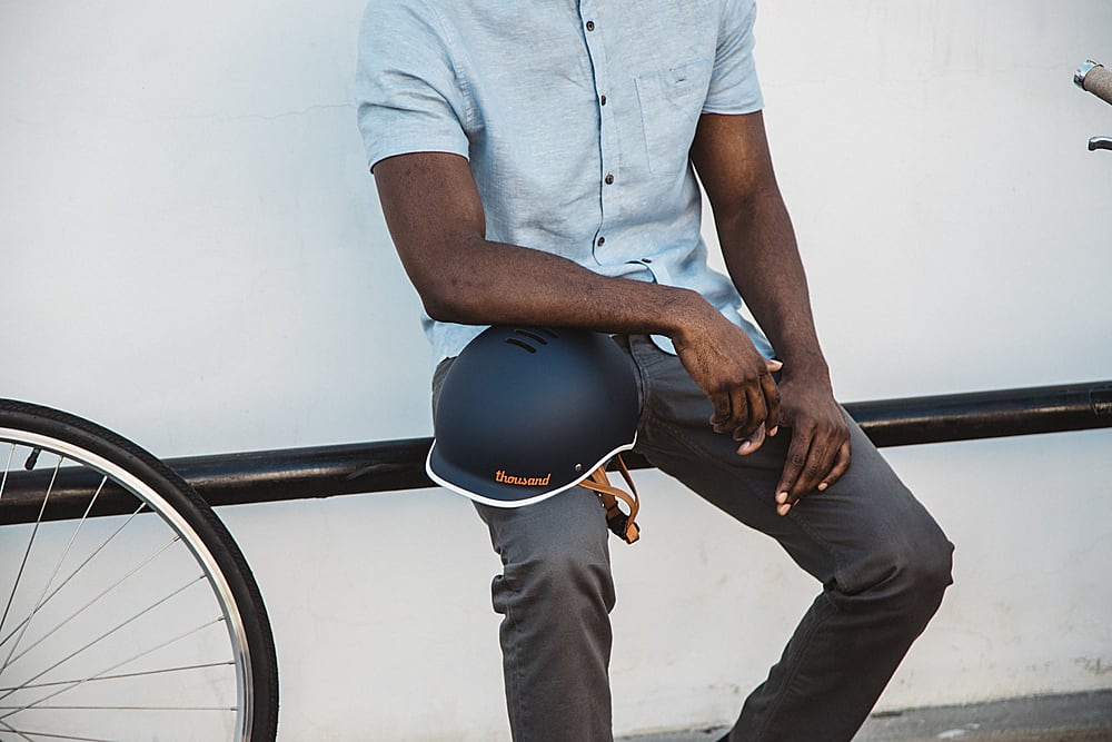 Alt View 21. Thousand - Heritage Bike and Skate Helmet - Navy.