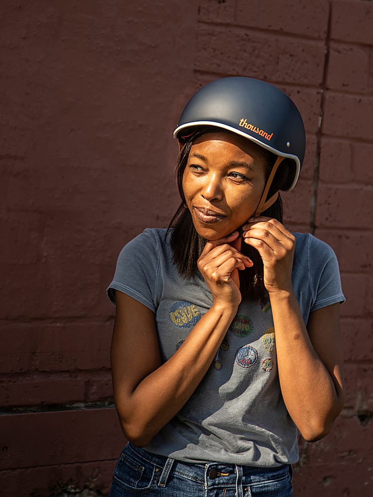 Alt View 23. Thousand - Heritage Bike and Skate Helmet - Navy.