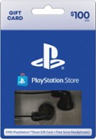 PlayStation Store $100 Gift Card + Free Sony Headphones - Front_Zoom