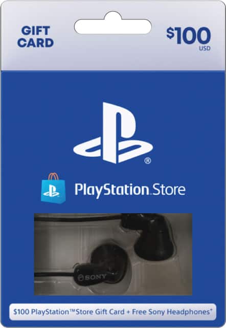 PlayStation Store 100 Gift Card Free Sony Headphones Sony GWP Free Headphones 100 Best Buy