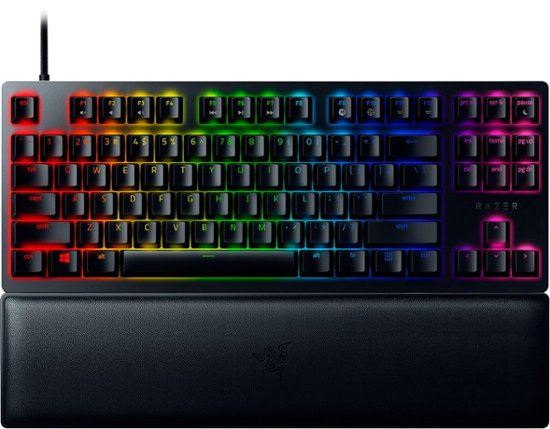 Razer BlackWidow V3 Tenkeyless TKL Mechanical Gaming Keyboard: Yellow  Mechanical Switches - Linear & Silent - Chroma RGB Lighting - Compact Form