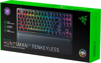 Razer Huntsman V2 TKL Wired Optical Purple Clicky Switch Gaming Razer Huntsman V2 TKL Wired Optical Purple Clicky Switch Gaming