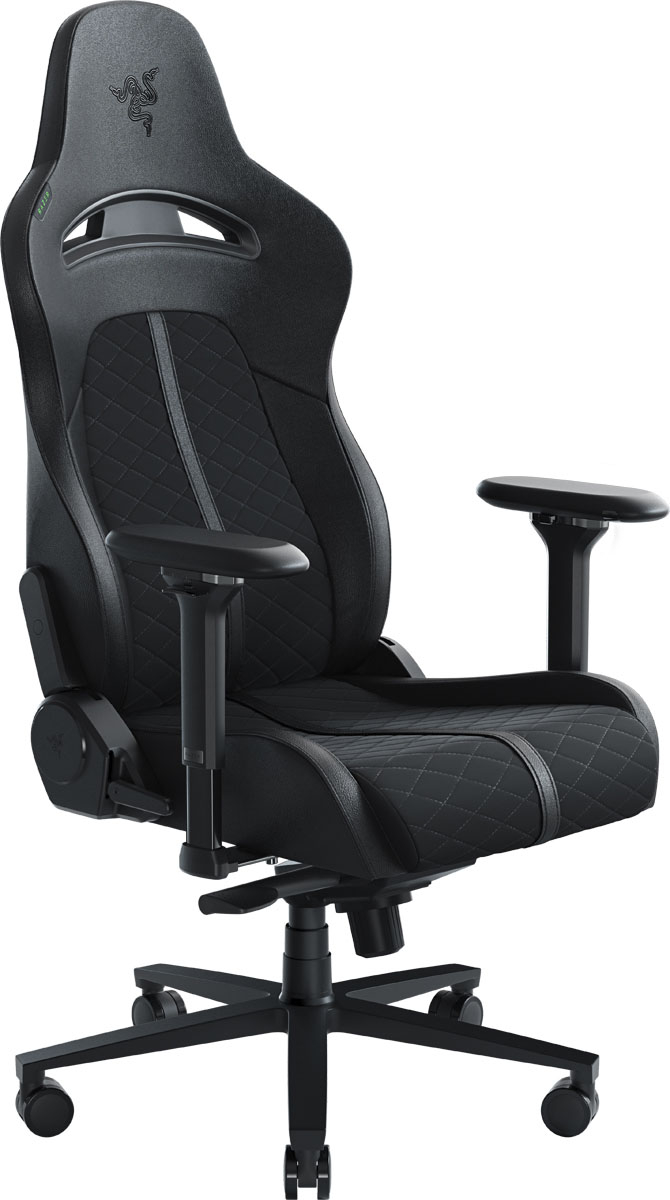 Angle View: Razer - Enki Gaming Chair for All-Day Comfort - Black