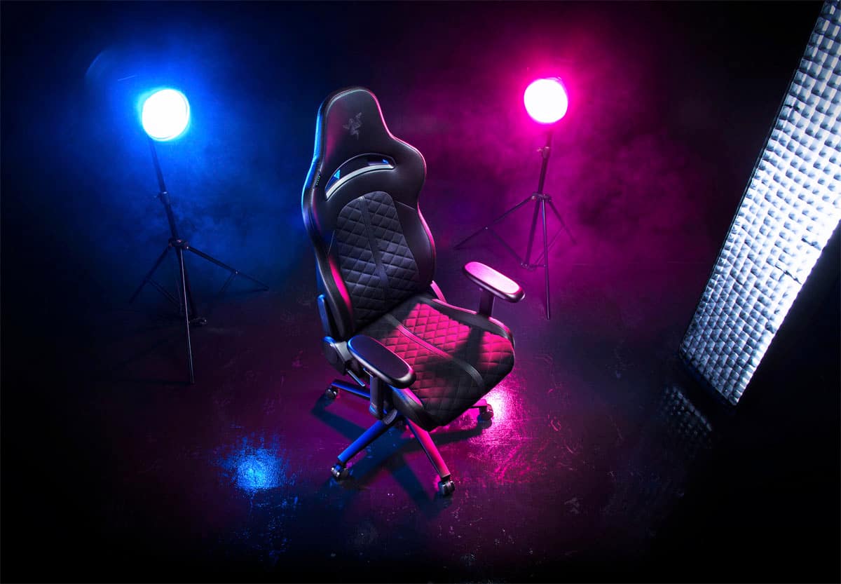 Alt View 16. Razer - Enki Gaming Chair for All-Day Comfort - Black.