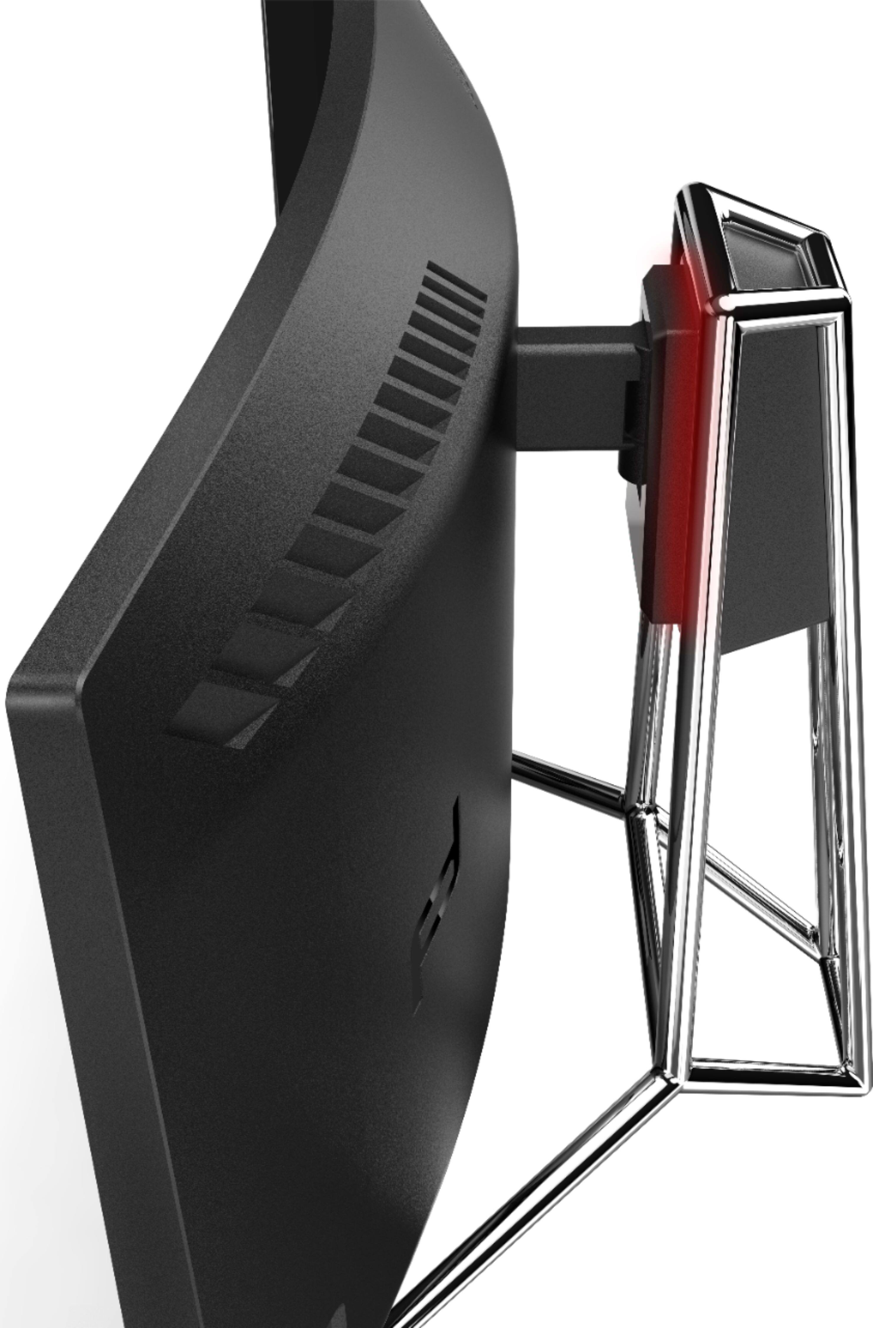 Alt View 16. AOC - Geek Squad Certified Refurbished Porsche Design AGON 27" LED Curved QHD FreeSync Monitor - Black.