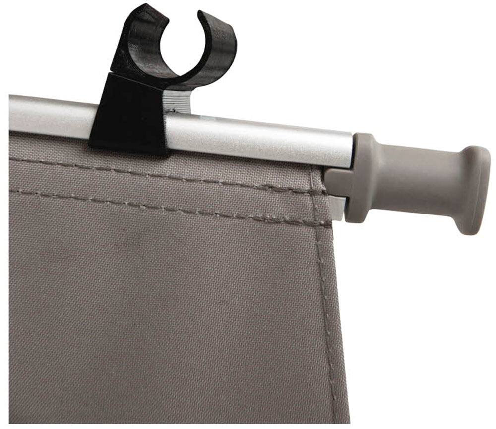 Left. byAcre - Carbon Ultralight Rollator Accessory, Left Side Cane Holder - Black.