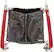 Angle. byAcre - Carbon Ultralight Rollator Accessory, Grocery Bag - Gray.