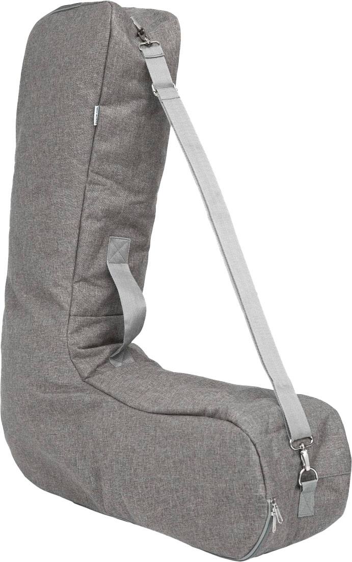 Angle. byAcre - Carbon Ultralight Rollator Accessory, Storage Bag - Gray.