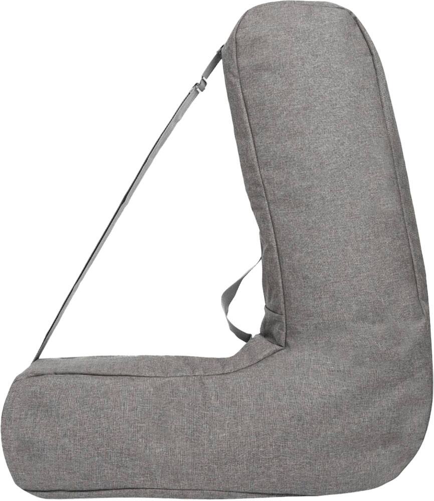 Left. byAcre - Carbon Ultralight Rollator Accessory, Storage Bag - Gray.