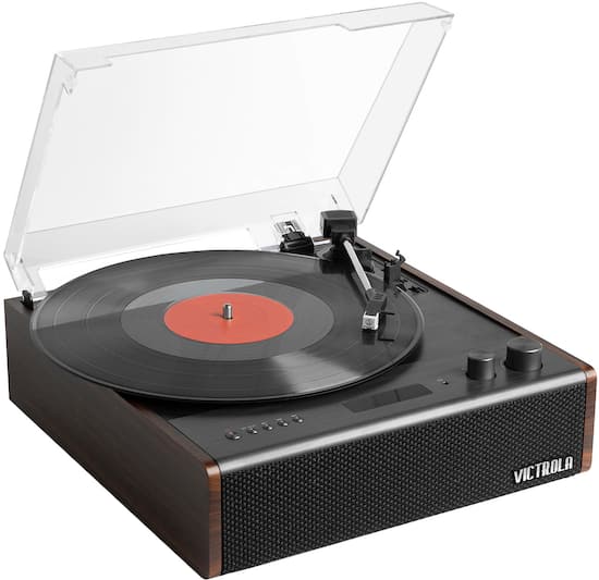 Record player with hot sale speakers best buy