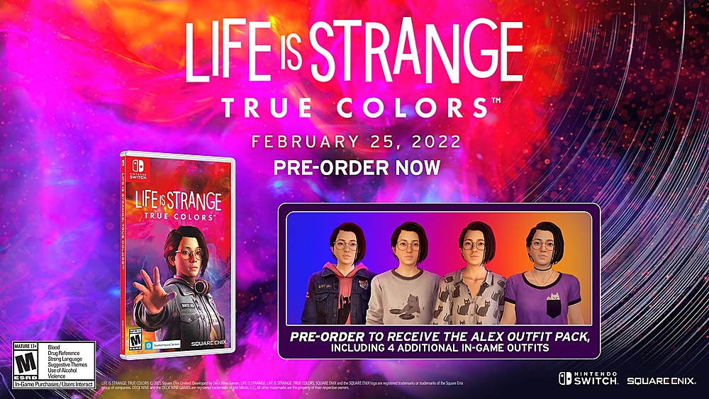  Life is Strange: True Colors - Nintendo Switch : Square Enix  LLC: Everything Else
