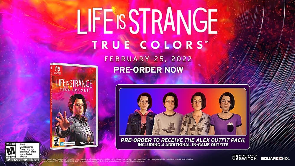  Life is Strange: True Colors - Nintendo Switch : Square Enix  LLC: Everything Else