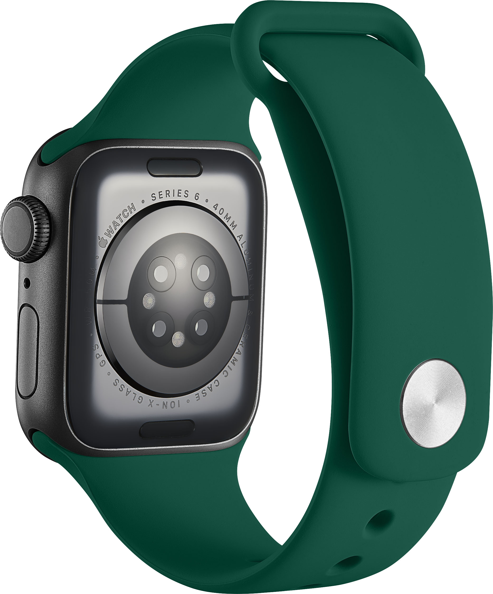 Infinity Loops | Designer Apple Watch Band for Women Green Circle / 38mm 40mm 41mm