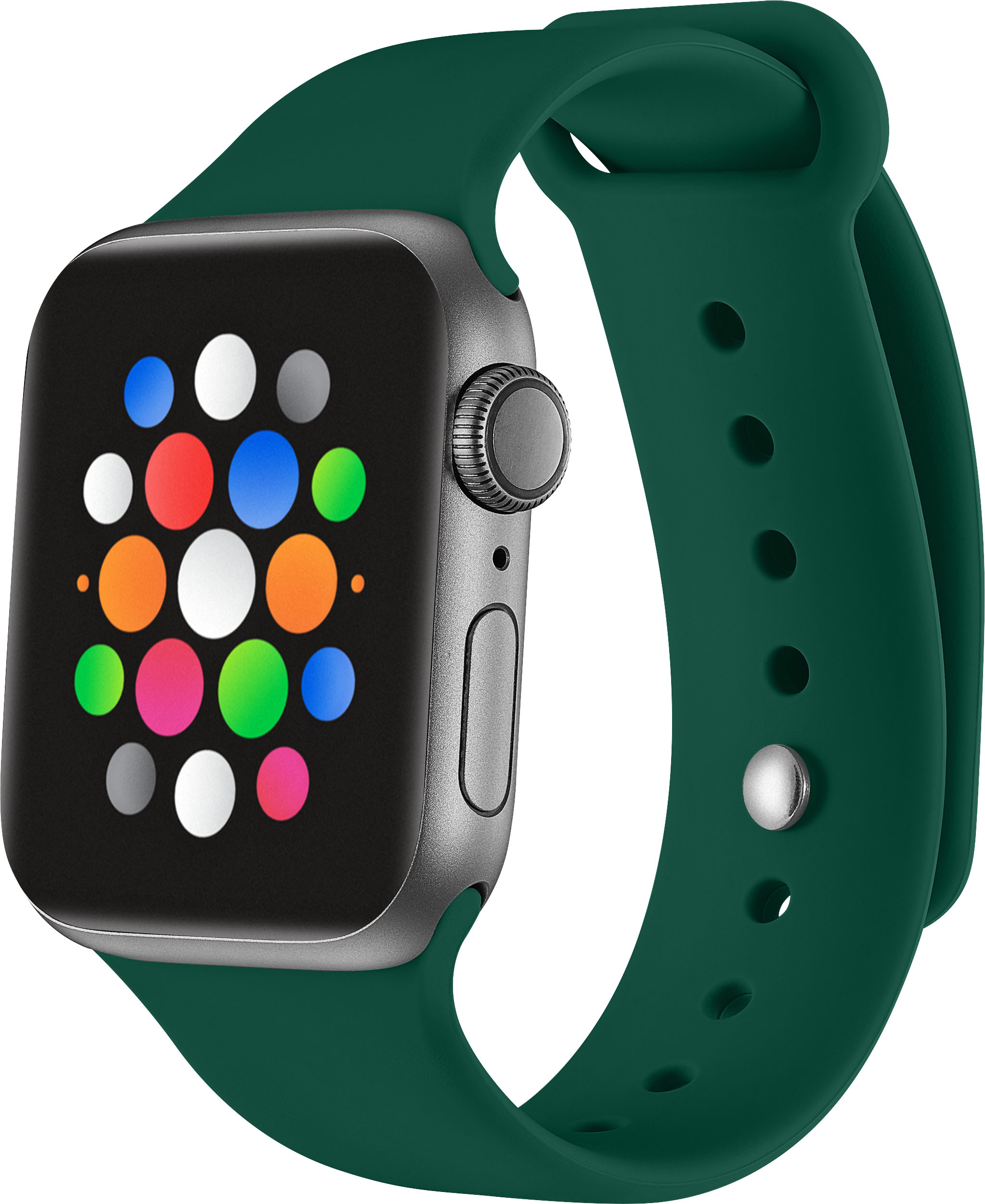 Apple Watch Band, Green and Red Stripes Strap w/ Gold Bee Stud for  38/40/41mm