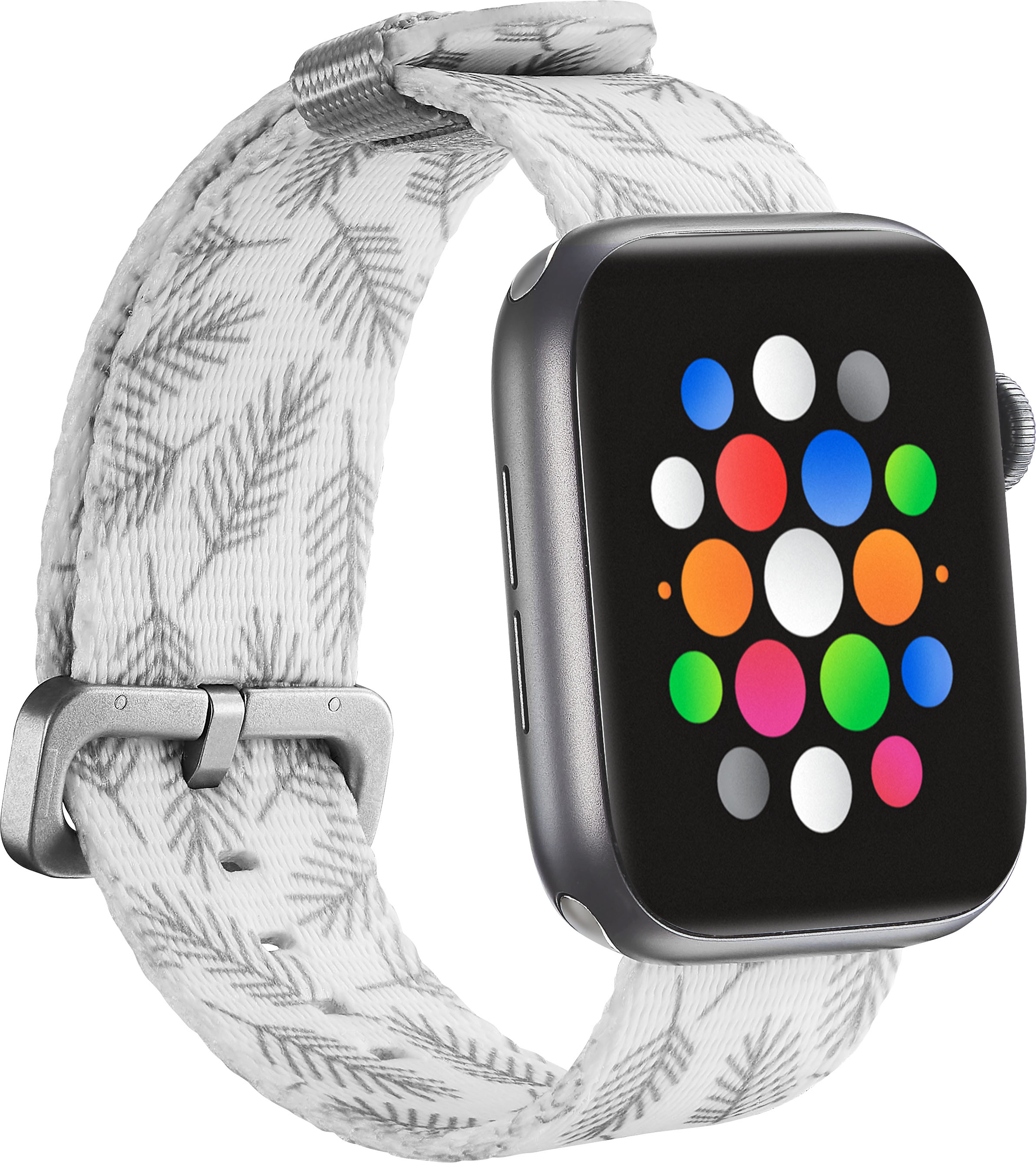Angle View: Modal™ - Nylon Watch Band for Apple Watch 42mm, 44mm, and 45mm - Pine Needle