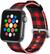 Left. Modal™ - Nylon Watch Band for Apple Watch 38mm, 40mm, 41mm and Apple Watch Series 8 41mm - Red/Black Plaid.