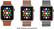 Alt View 11. Platinum™ - Leather & Metal Mesh Bands for Apple Watch 38mm, 40mm, 41mm and Apple Watch Series 8 41mm (3-Pack) - Copper Leather, Silver Mesh & Gold Mesh.