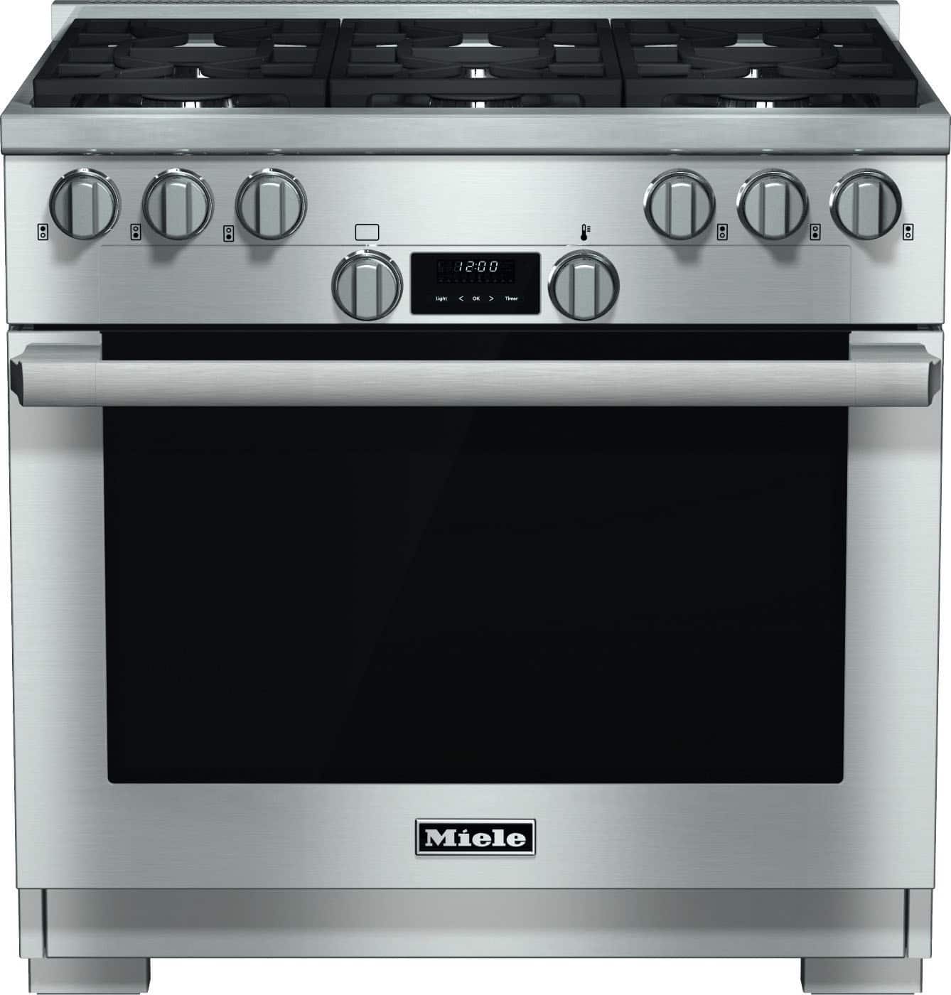 Front. Miele - Miele HR1134-1G Gas Range.