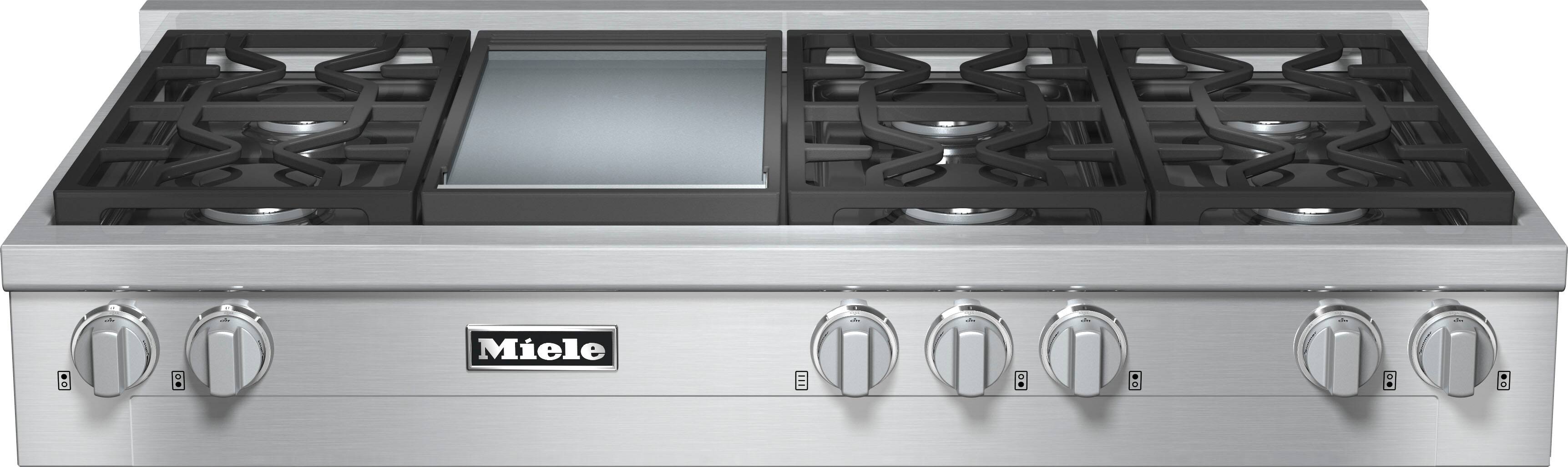 Front. Miele - Miele KMR1356-1G Rangetop.