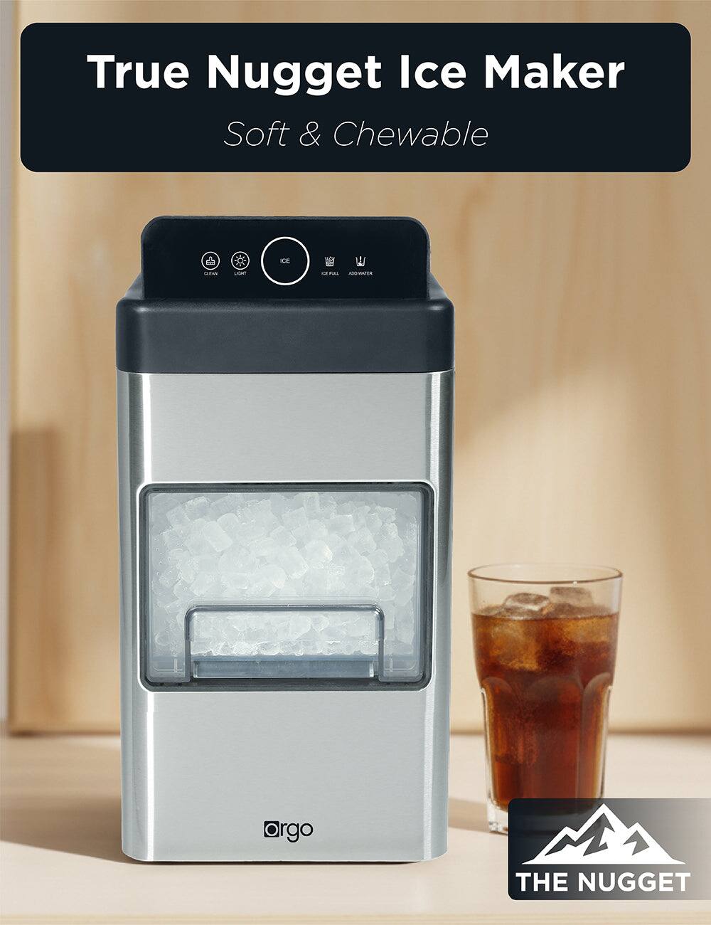 True Nugget Ice Maker  
Soft & Chewable  

ICE  
CLEAN  
LIGHT  
ICE FULL  
ADD WATER  

THE NUGGET