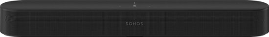 Front Zoom. Sonos - Beam (Gen 2) - Black.