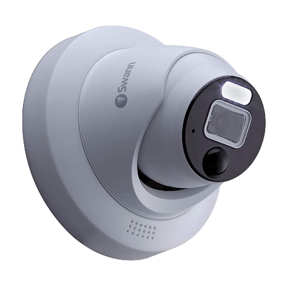 Alt View 12. Swann - Professional 8-Channel, 4-Dome Camera Indoor/Outdoor PoE Wired 4K UHD 2TB HDD NVR Security Surveillance System - White.