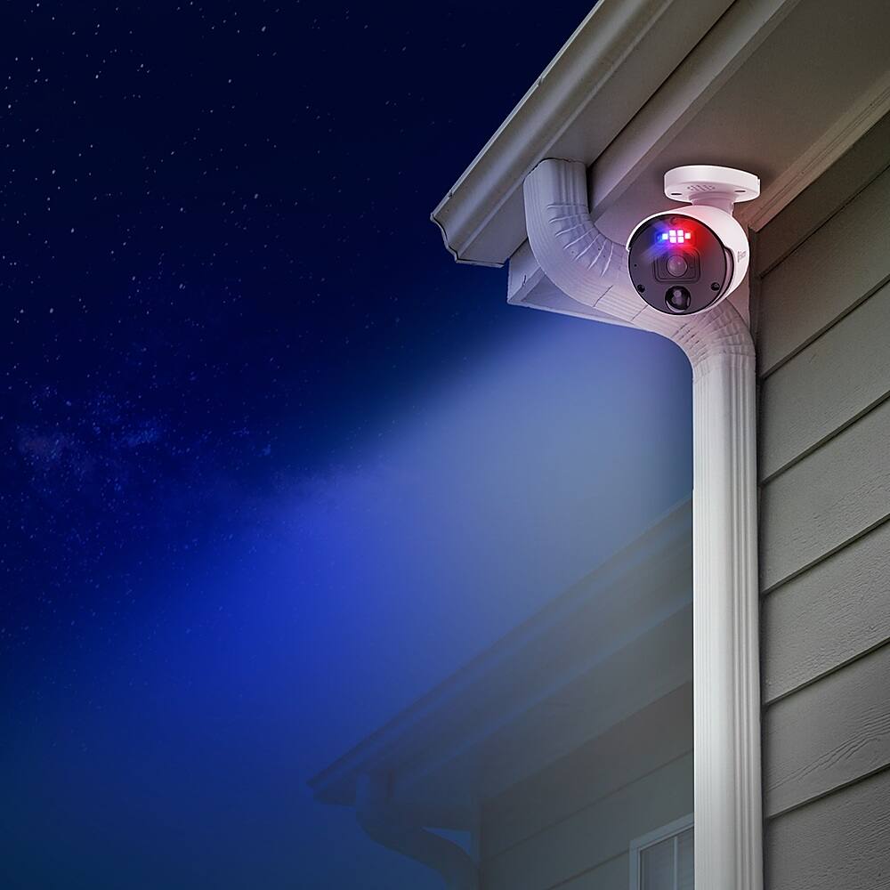 Alt View 11. Swann - Pro Enforcer 8-Channel, 4-Bullet & 2-Dome Camera Indoor/Outdoor PoE Wired 4K UHD 2TB HDD NVR Security System - White.