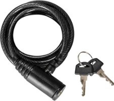 Vosker - V-CB-LOCK Security Cable Lock - Black - Angle_Zoom