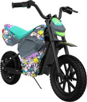 Hover-1 - Trak Electric Dirt Bike for Kids, Silent-chainless motor, Lithium-ion Battery, 9 mi Range, 9 mph Max Speed - Black - Front_Zoom