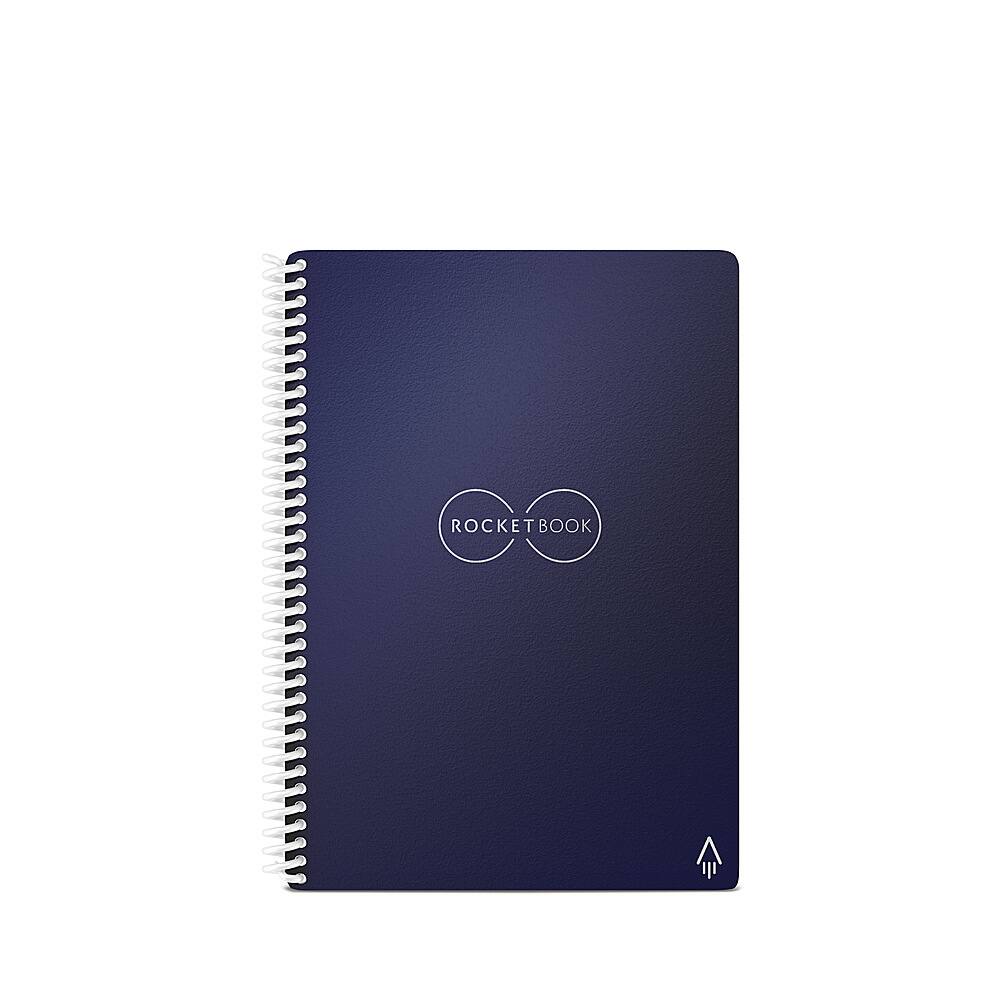 Alt View 11. Rocketbook - Core Smart Reusable Notebook Lined 6" x 8.8" - Midnight Blue.