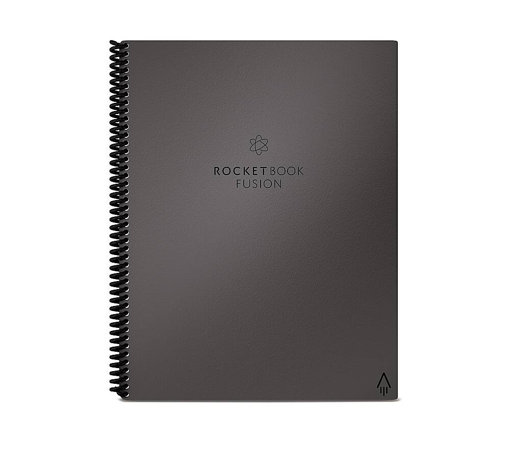 Alt View Zoom 11. Rocketbook - Core Smart Reusable Notebook Lined 8.5" x 11" - Infinity Black.