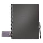 Rocketbook - Fusion Smart Reusable Notebook 7 Page Styles 6" x 8.8" - Infinity Black